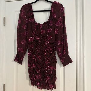 Long sleeve purple dress 💜